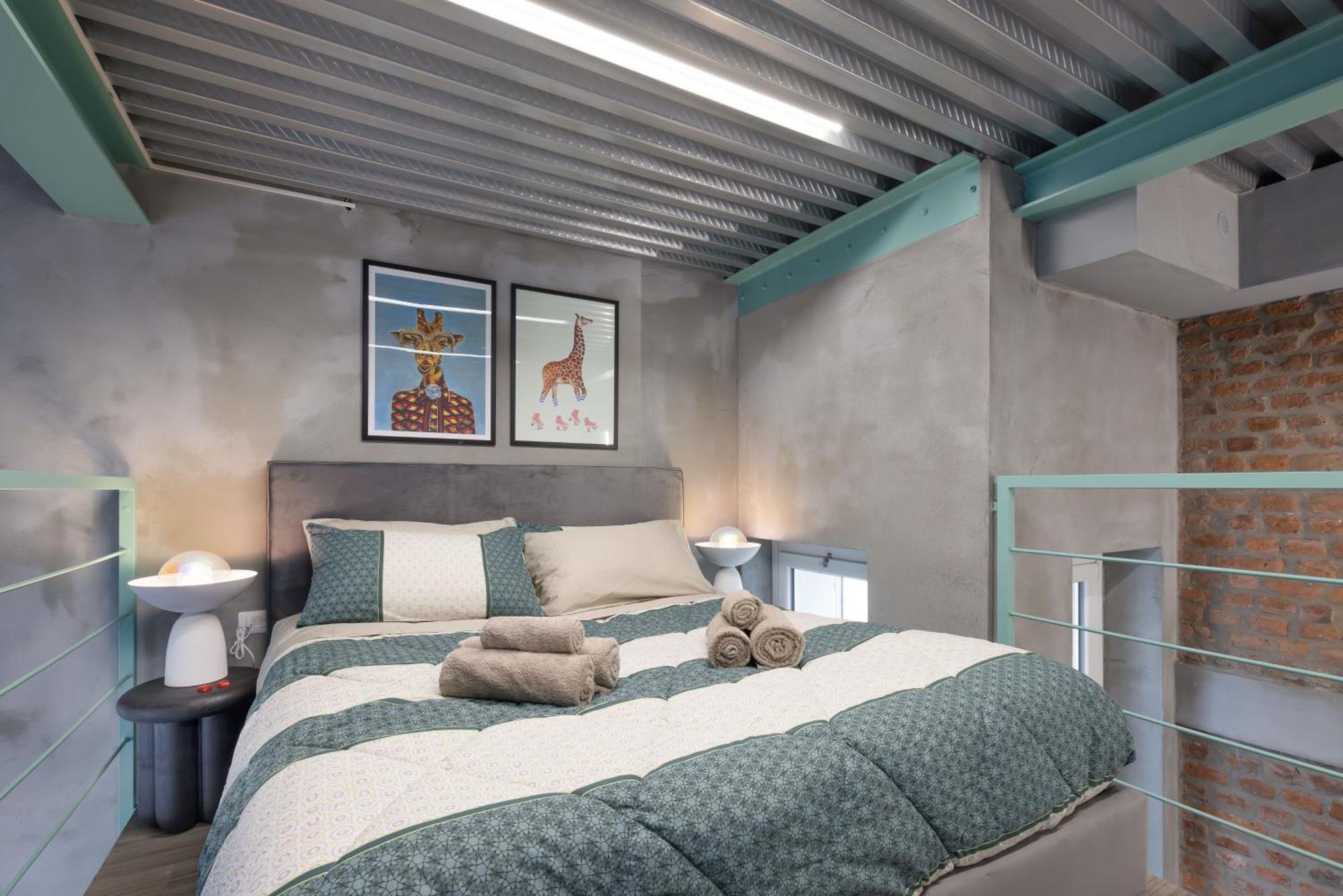 Ferienwohnung Loft Art Bicocca Mailand Exterior foto