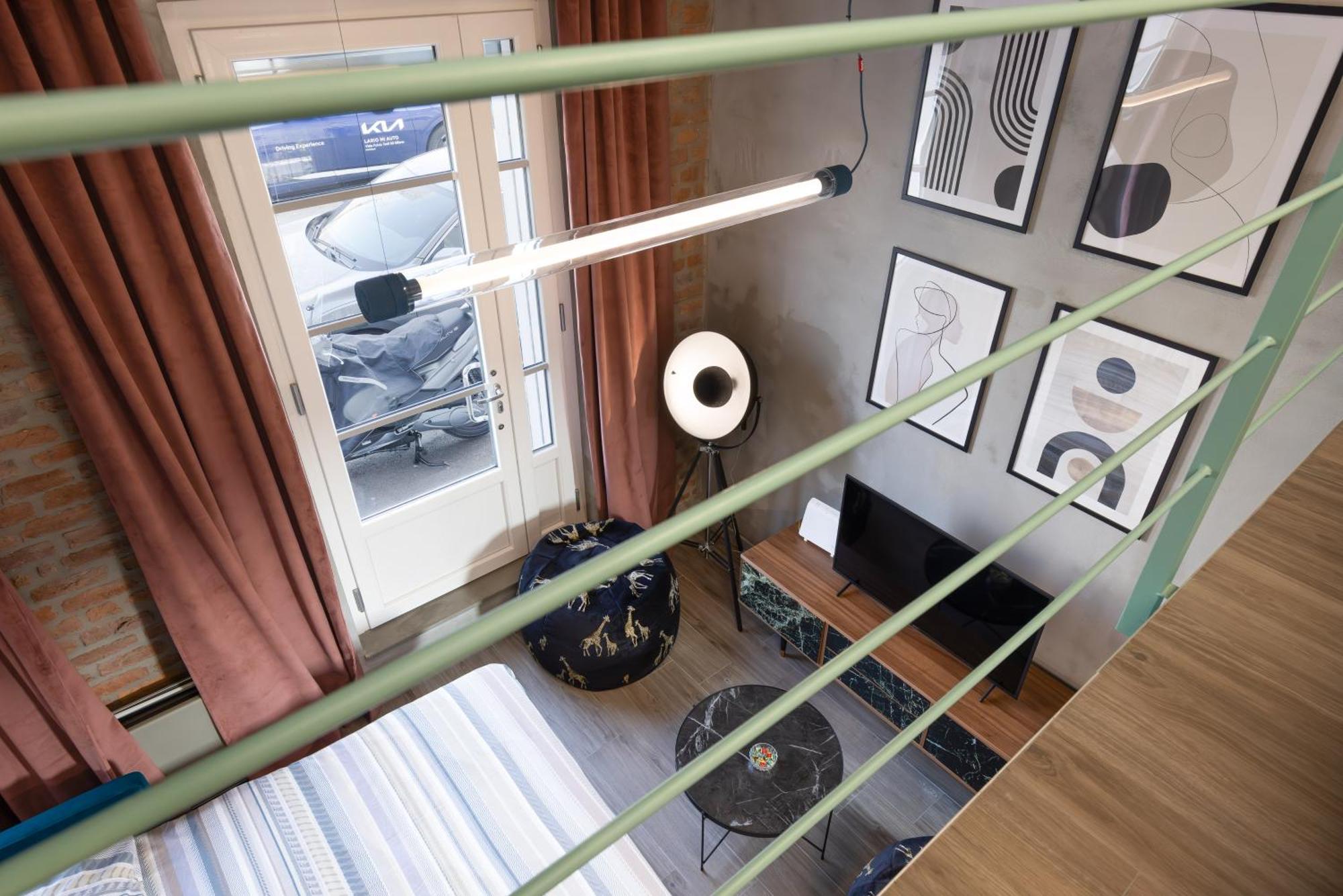 Ferienwohnung Loft Art Bicocca Mailand Exterior foto