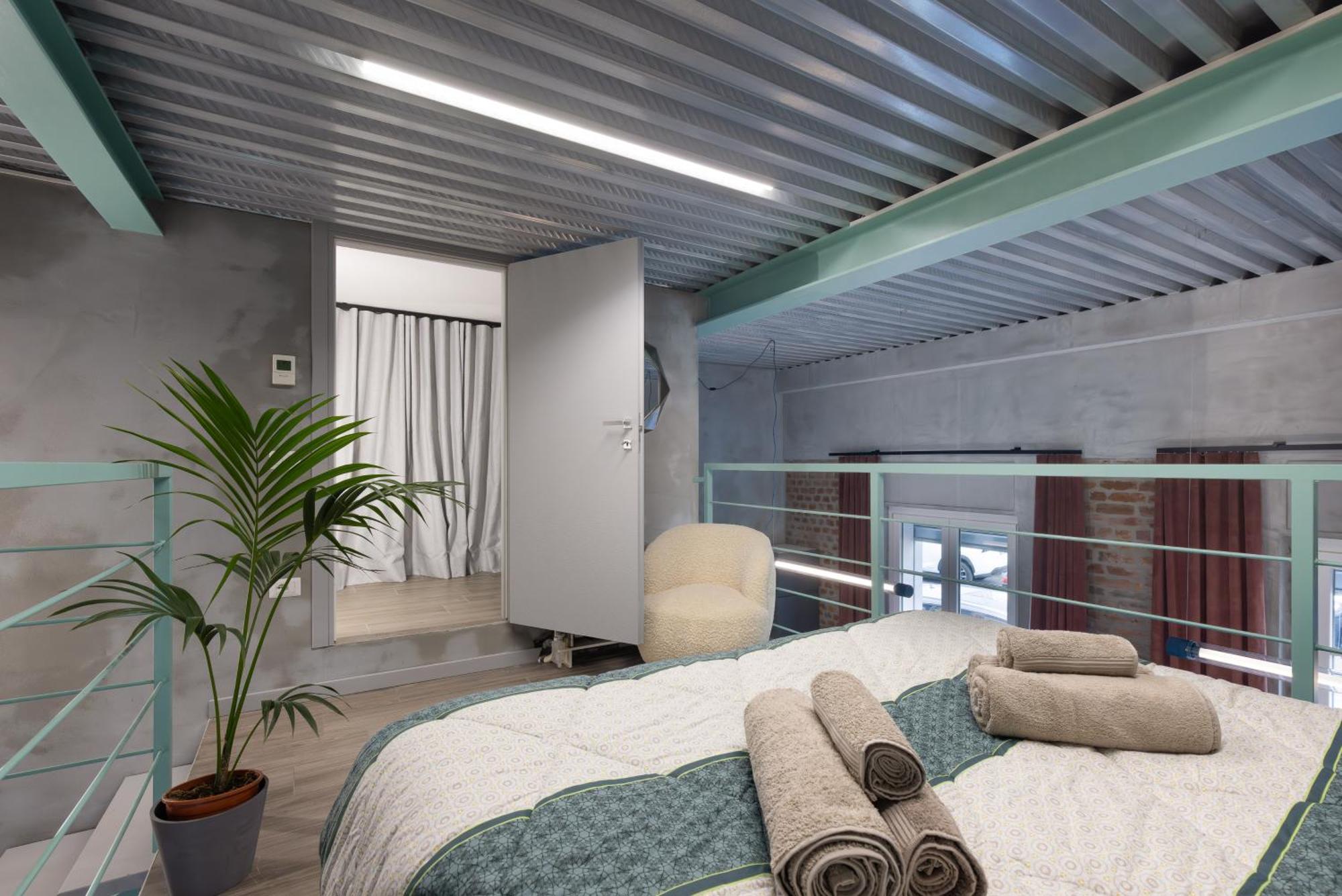 Ferienwohnung Loft Art Bicocca Mailand Exterior foto